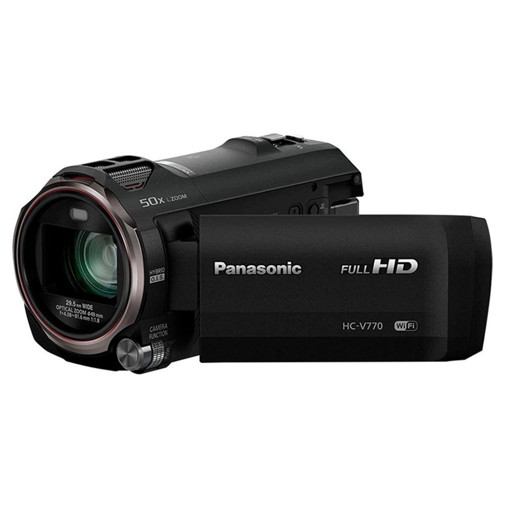 Panasonic - HC-V770 HD Flash Memory Camcorder - Black